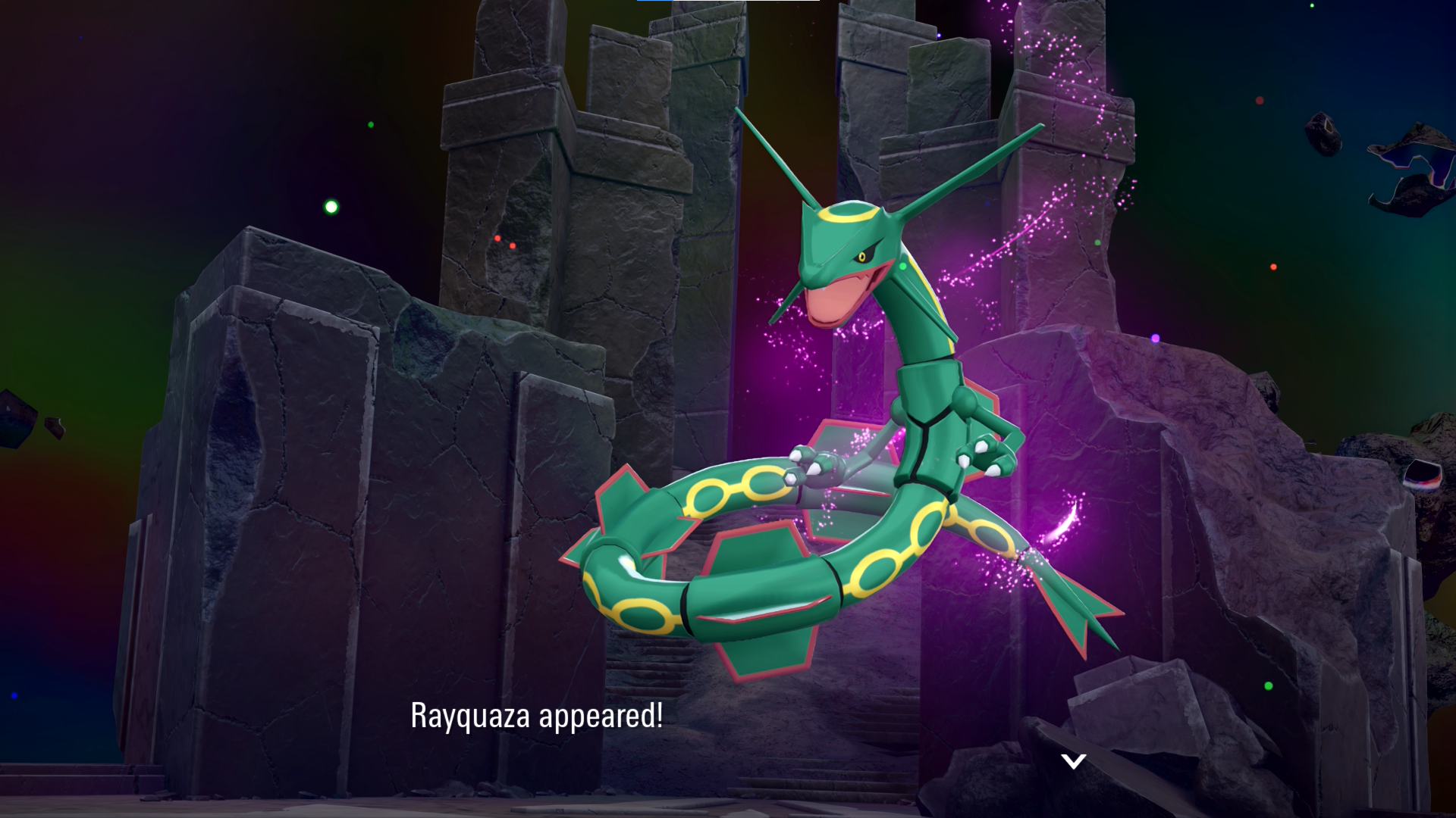 Rayquaza appeared!